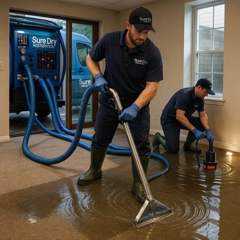 Water Extraction and Removal process in Sinton, TX